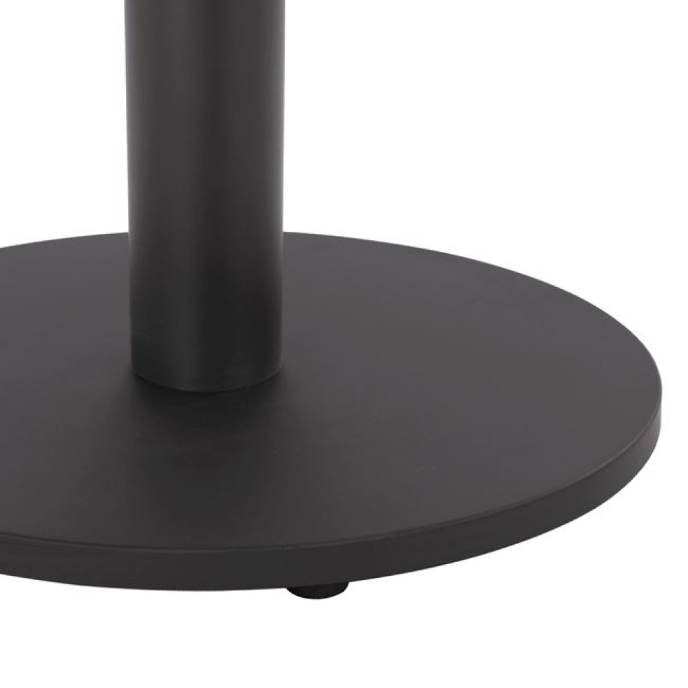 Tischuntergestell aus mattschwarzem Metall Φ45xH72 cm