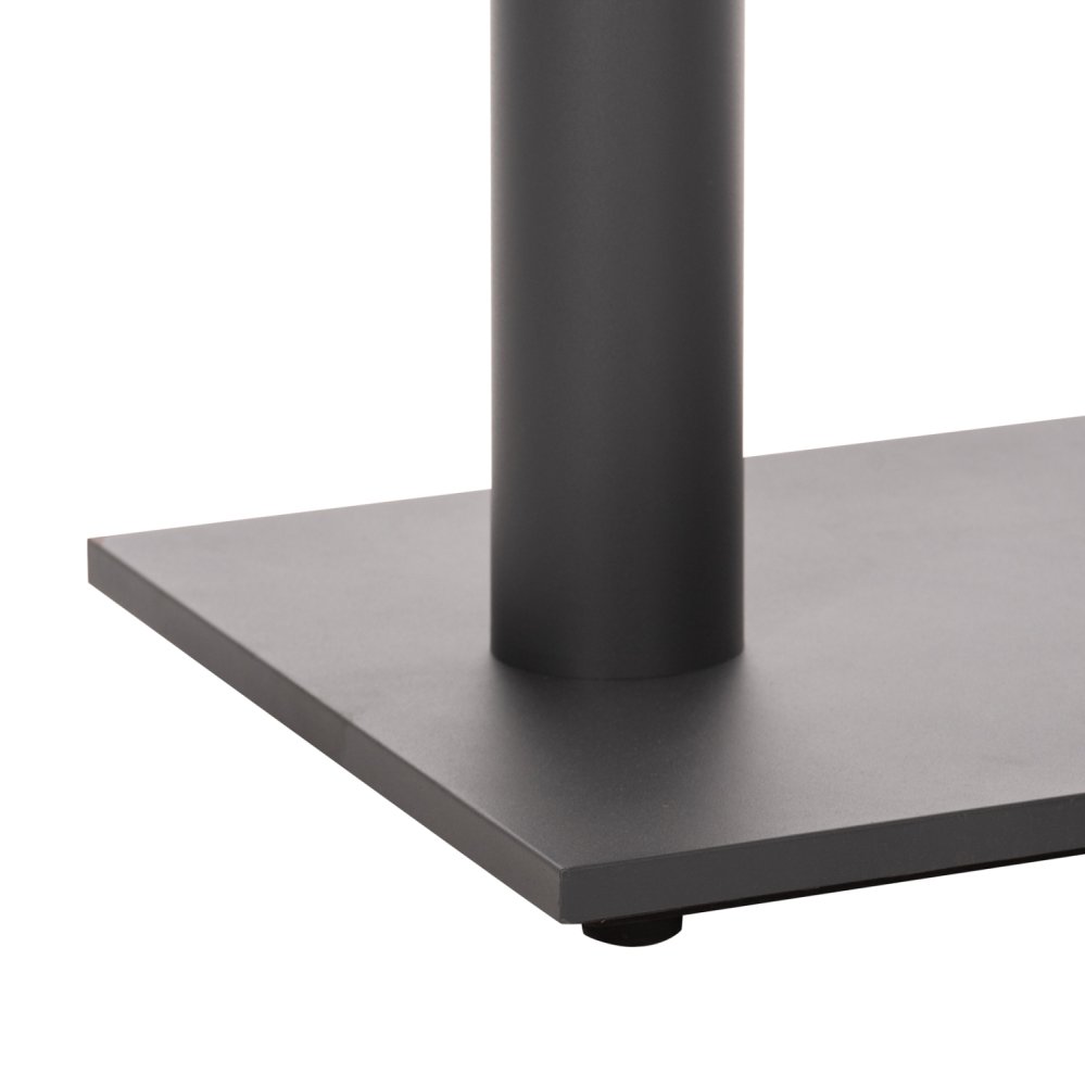 STEHTISCHGESTELL MITTELHÖHE MATTGRAUEM METALL 2-SÄULEN 40Χ80Χ90 cm