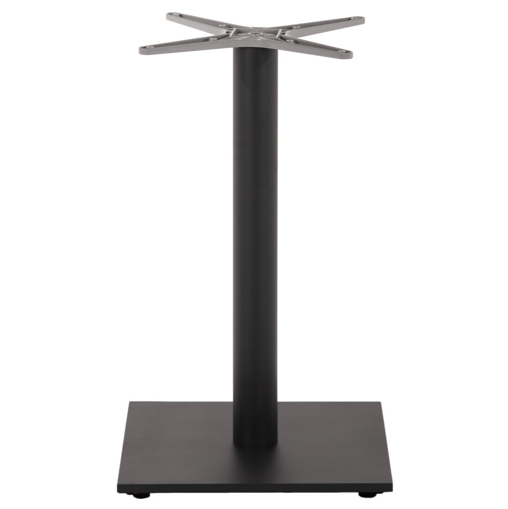 UNTERGESTELL FÜR TISCH ALUMINIUM GRAU-48x48cm KREUZ- 45Χ45Χ73 cm