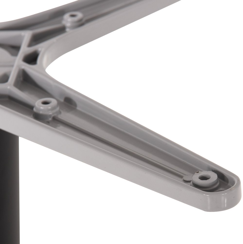 UNTERGESTELL FÜR TISCH ALUMINIUM GRAU-48x48cm KREUZ- 45Χ45Χ73 cm