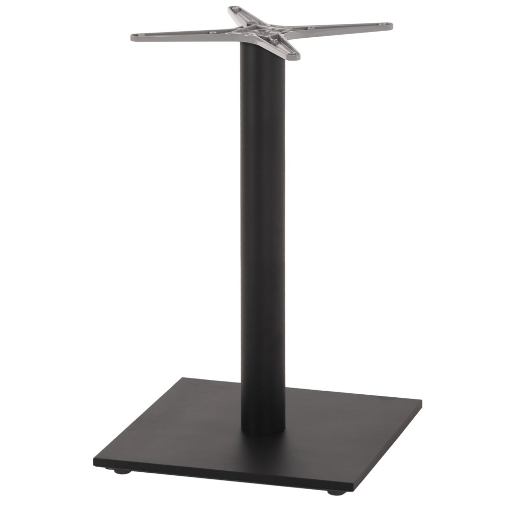 UNTERGESTELL FÜR TISCH ALUMINIUM GRAU-48x48cm KREUZ- 45Χ45Χ73 cm