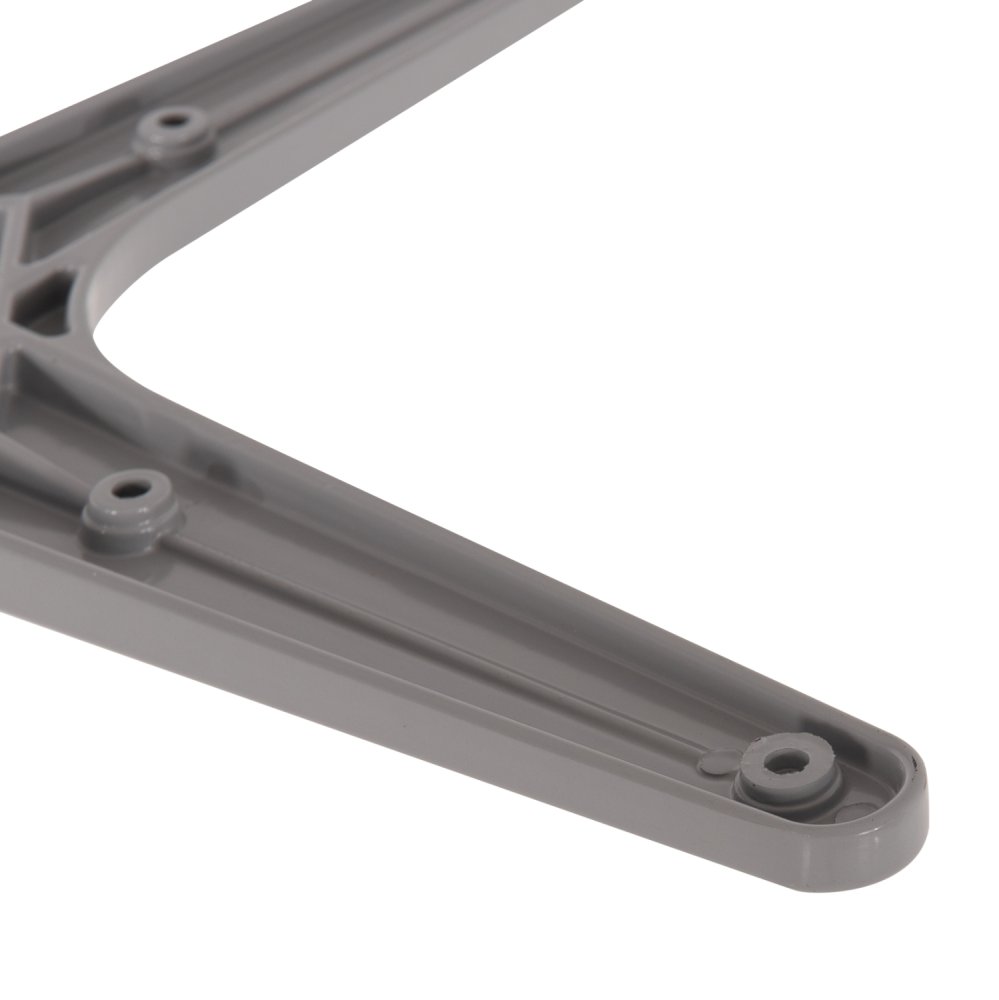 UNTERGESTELL FÜR TISCH ALUMINIUM MATTWEISS-48x48cm KREUZ- 45Χ45Χ73 cm - Kopie