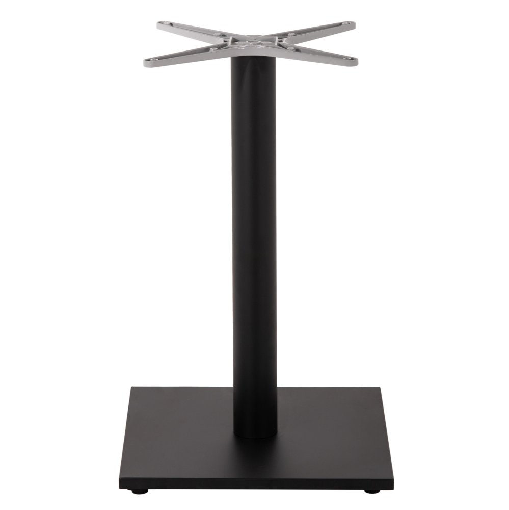 UNTERGESTELL FÜR TISCH ALUMINIUM GRAU-48x48cm KREUZ- 45Χ45Χ73 cm