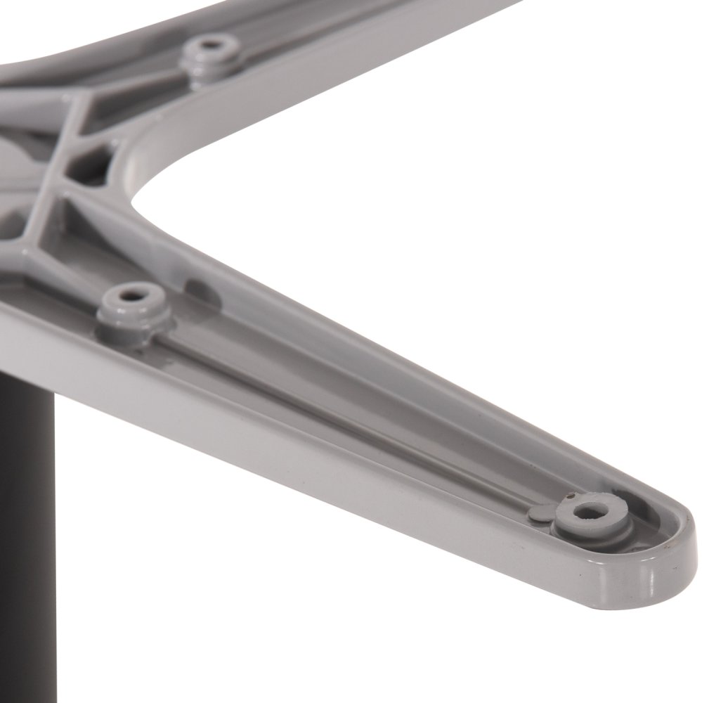 UNTERGESTELL FÜR TISCH ALUMINIUM GRAU-48x48cm KREUZ- 45Χ45Χ73 cm