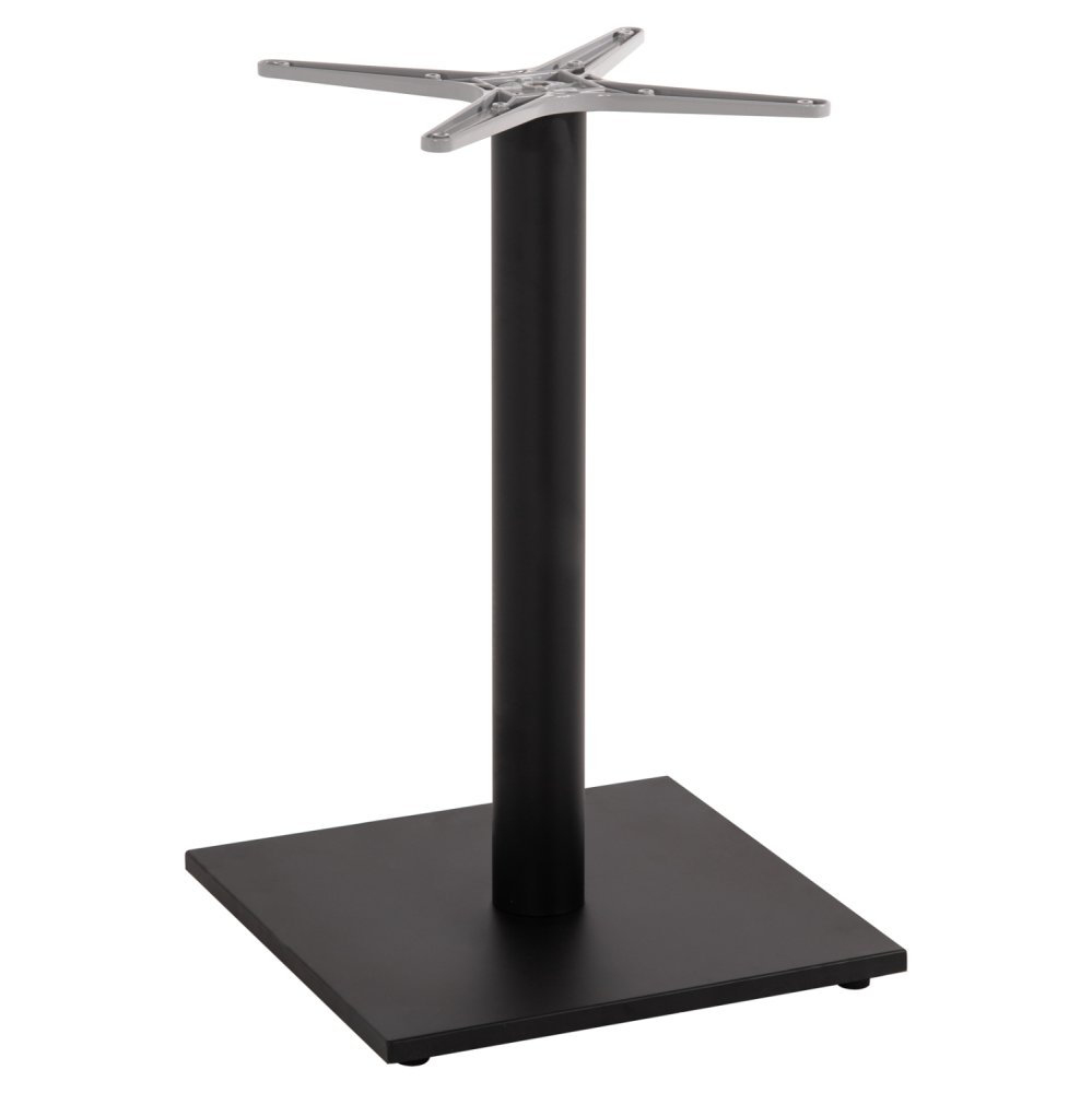 UNTERGESTELL FÜR TISCH ALUMINIUM GRAU-48x48cm KREUZ- 45Χ45Χ73 cm