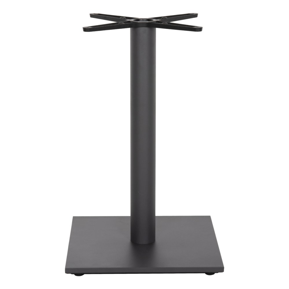 TISCHGESTELL METALLGRAU MATTE 45X45X71,5cm. MIT KREUZ 45X45 UND REGLER