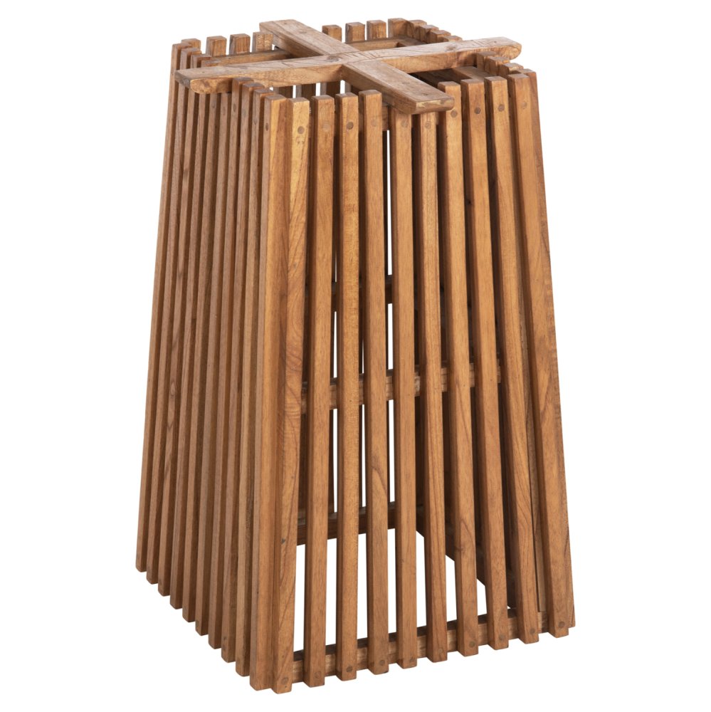 QUADRATISCHES TISCHGESTELL MINDI-HOLZ IN NATURAL 60x60x73Y cm