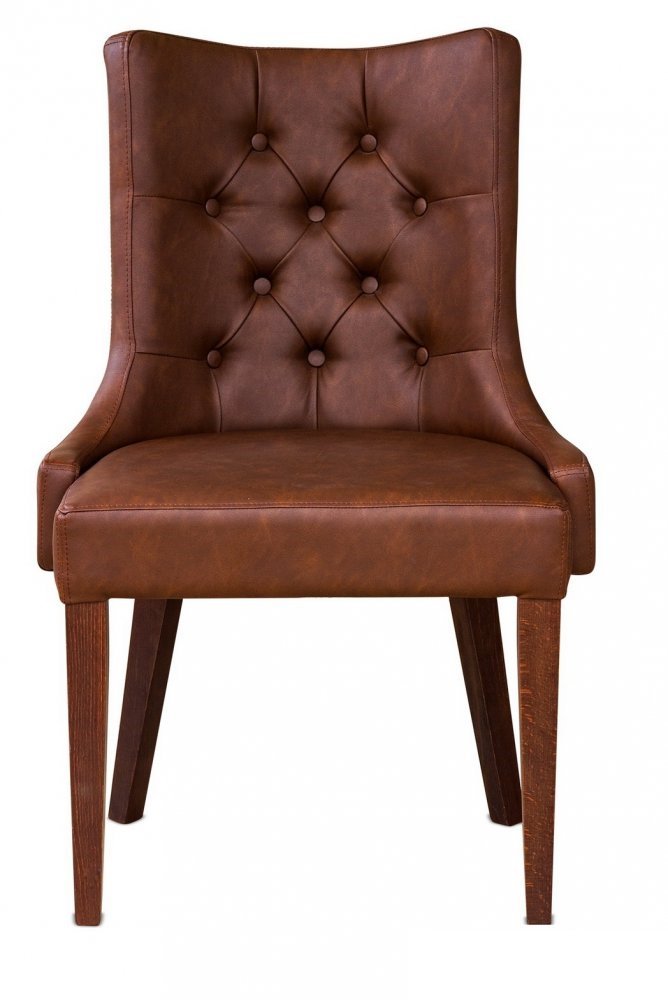 Chesterfield stuhl braun
