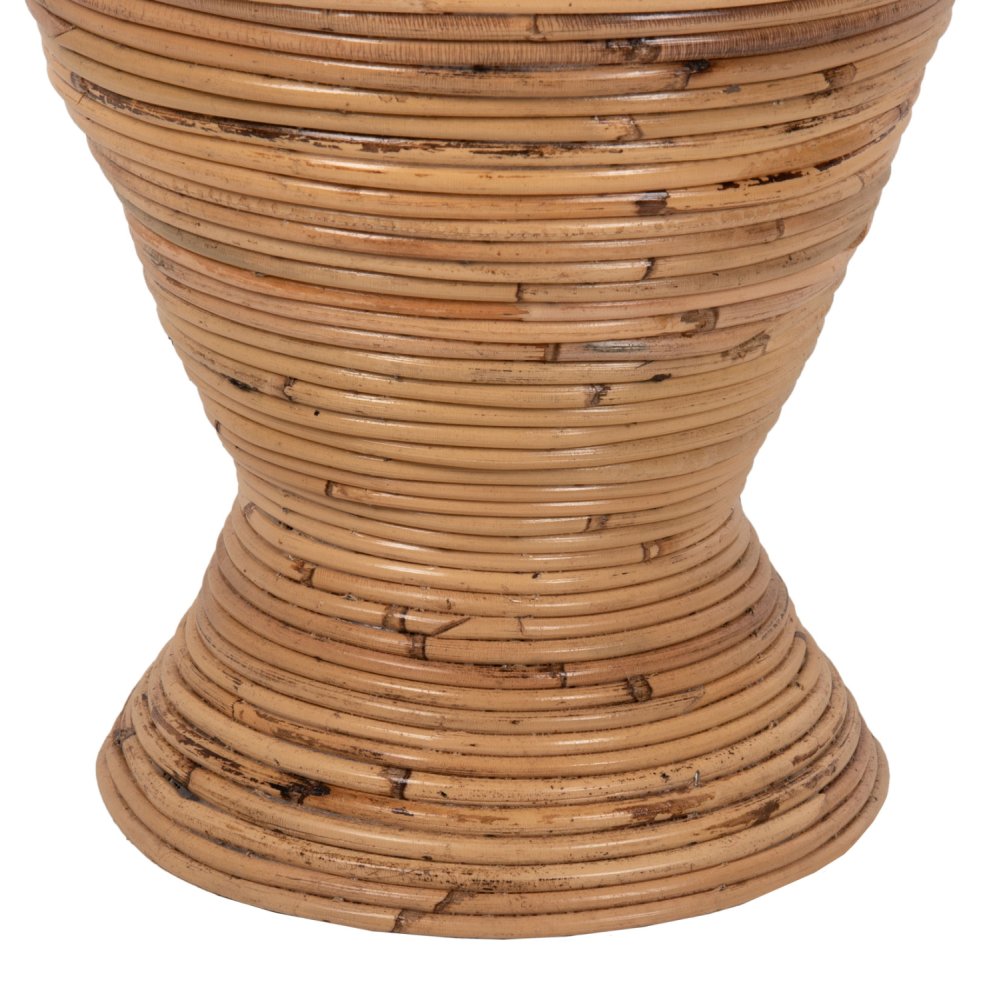 DECORATIVE FLOOR VASE RATTAN IN NATURAL COLOR Φ30x100Hcm