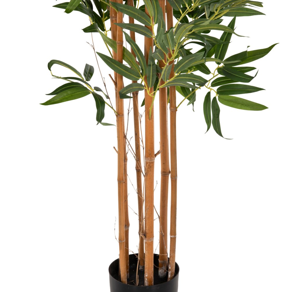 DEKORATIVE SYNTHETISCHE PFLANZE BAMBUS IM TOPF 155 cm