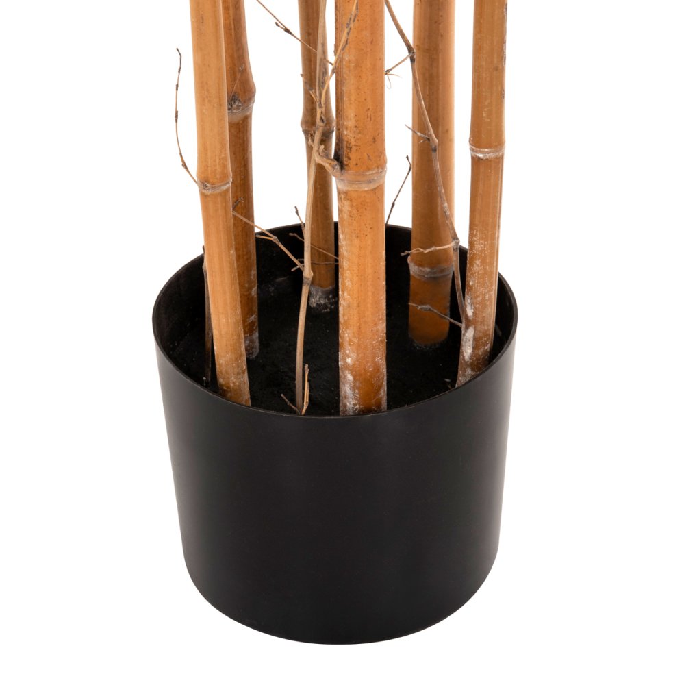 DEKORATIVE SYNTHETISCHE PFLANZE BAMBUS IM TOPF 155 cm