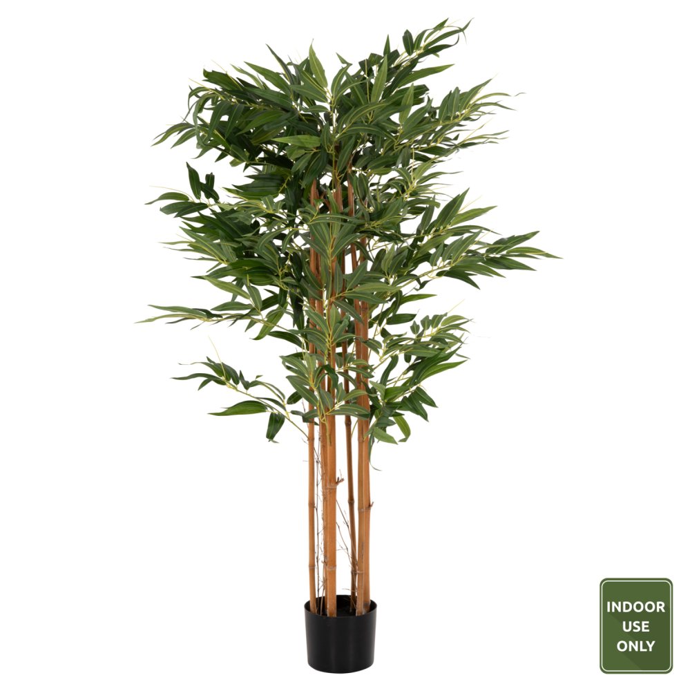 DEKORATIVE SYNTHETISCHE PFLANZE BAMBUS IM TOPF 155 cm