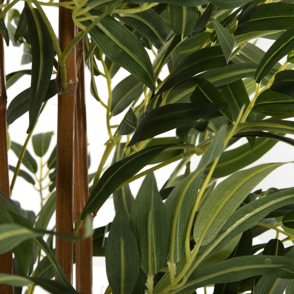 DEKORATIVE SYNTHETISCHE PFLANZE IM TOPF BAMBUSBAUM 180cm