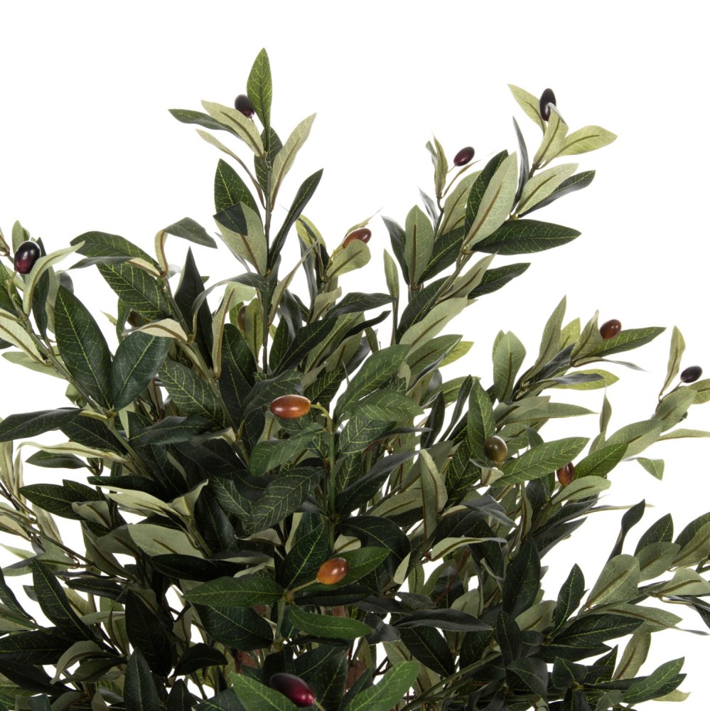 DEKORATIVE SYNTHETISCHE PFLANZE OLIVENBAUM IM TOPF 96cm