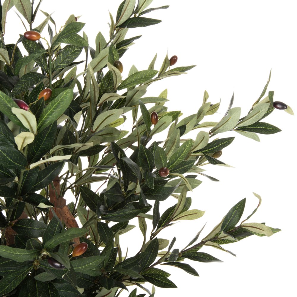 DEKORATIVE SYNTHETISCHE PFLANZE OLIVENBAUM IM TOPF 96cm