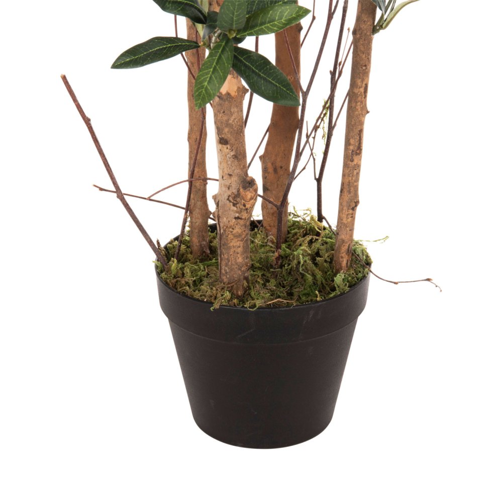 DEKORATIVE SYNTHETISCHE PFLANZE OLIVENBAUM IM TOPF 96cm