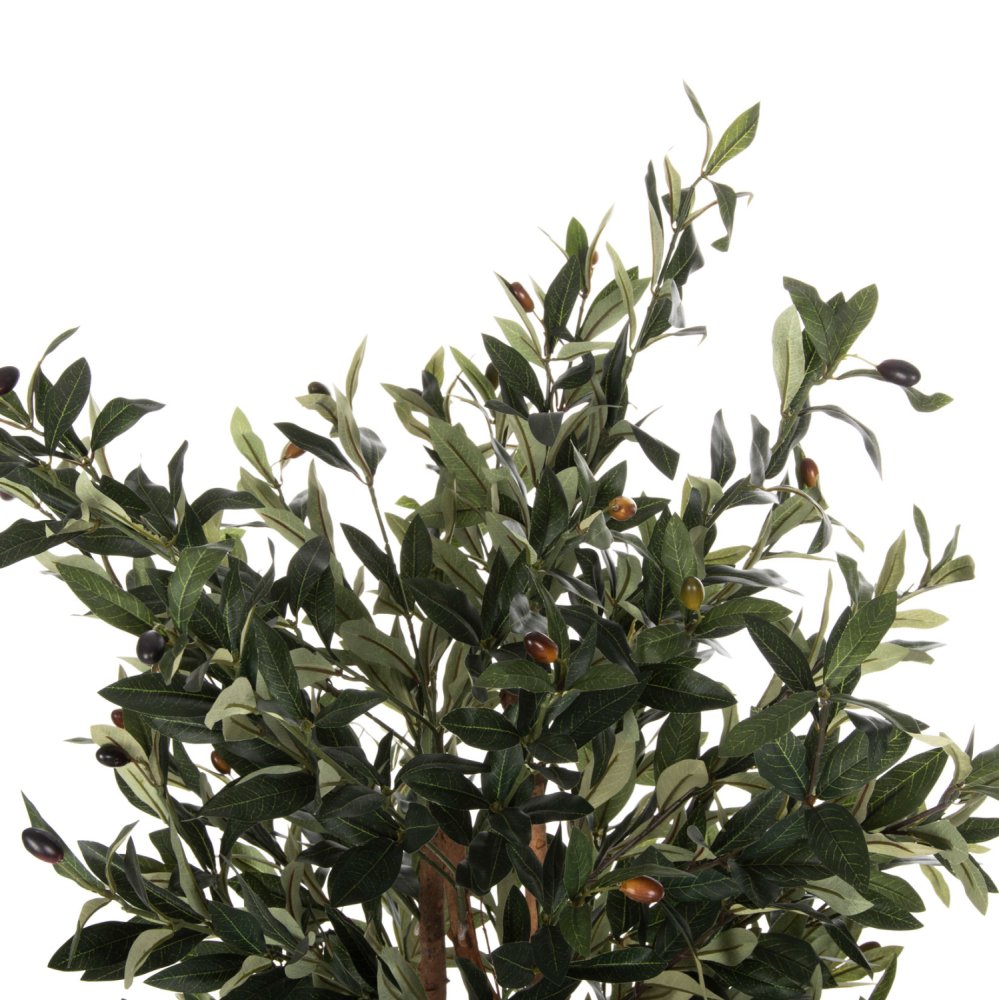 DEKORATIVE SYNTHETISCHE PFLANZE OLIVENBAUM IM TOPF 120 cm