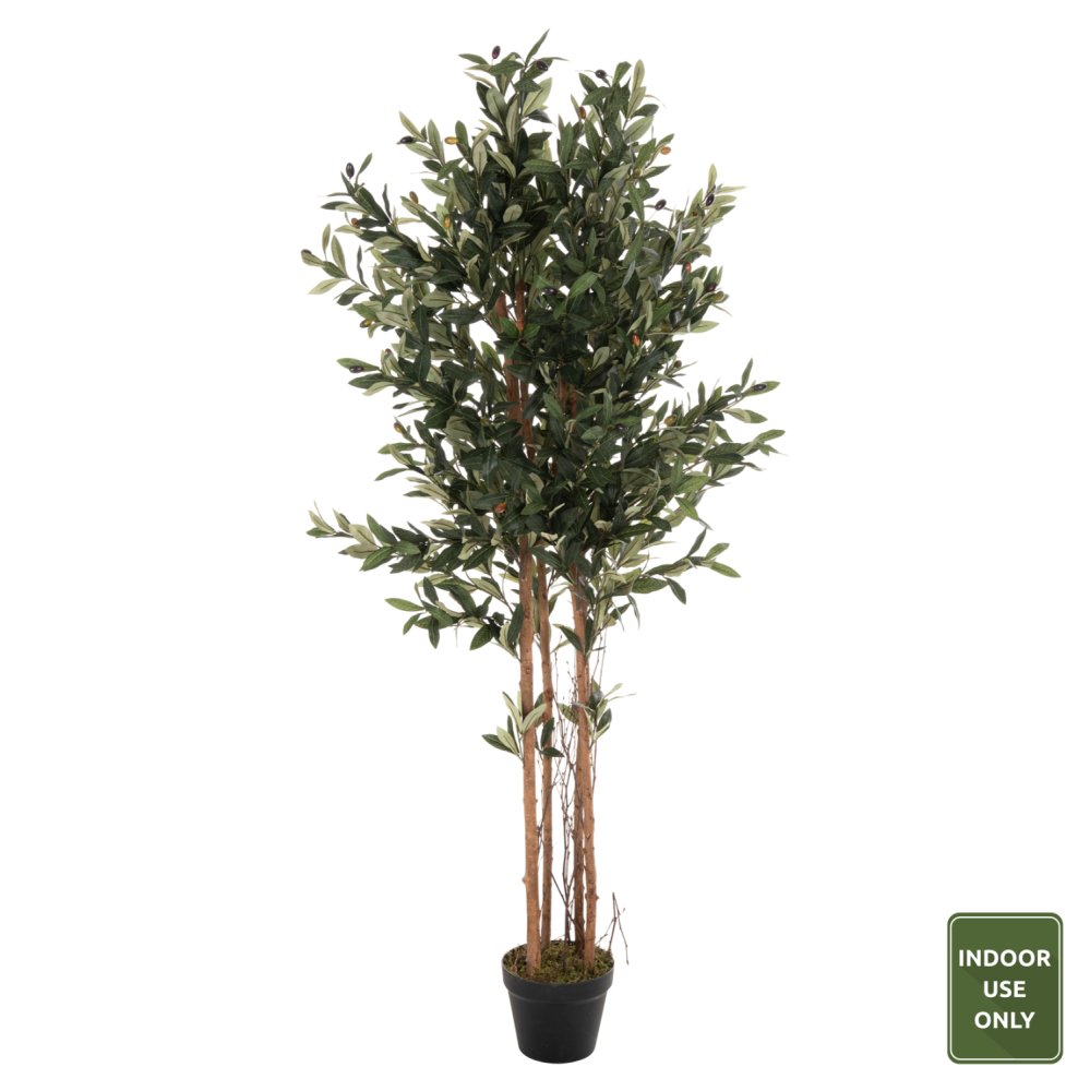 DEKORATIVE SYNTHETISCHE PFLANZE OLIVE IM TOPF 155 cm