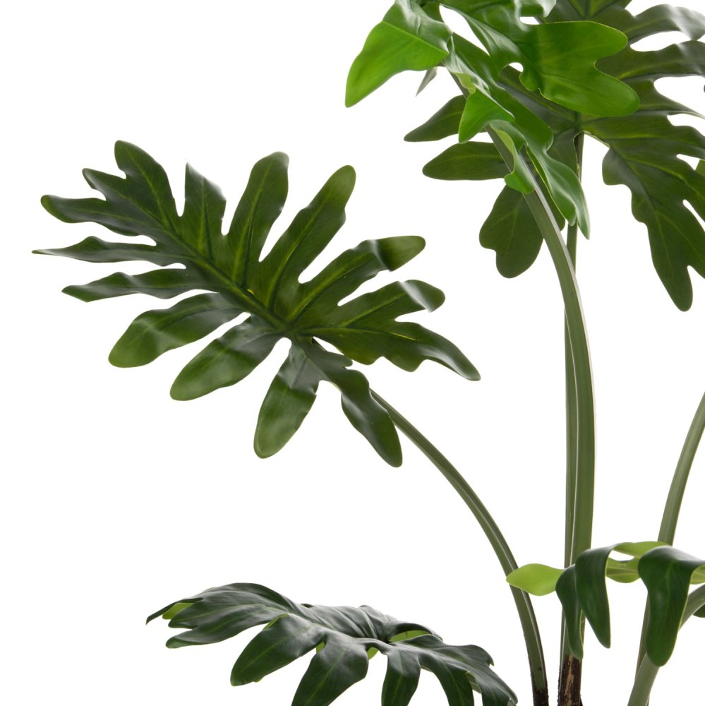 DEKORATIVE SYNTHETISCHE PFLANZE BLATTBAUM IM TOPF 96 cm
