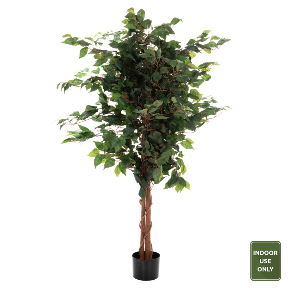 DEKORATIVE SYNTHETISCHE PFLANZE Banianbaum im Topf 136cm
