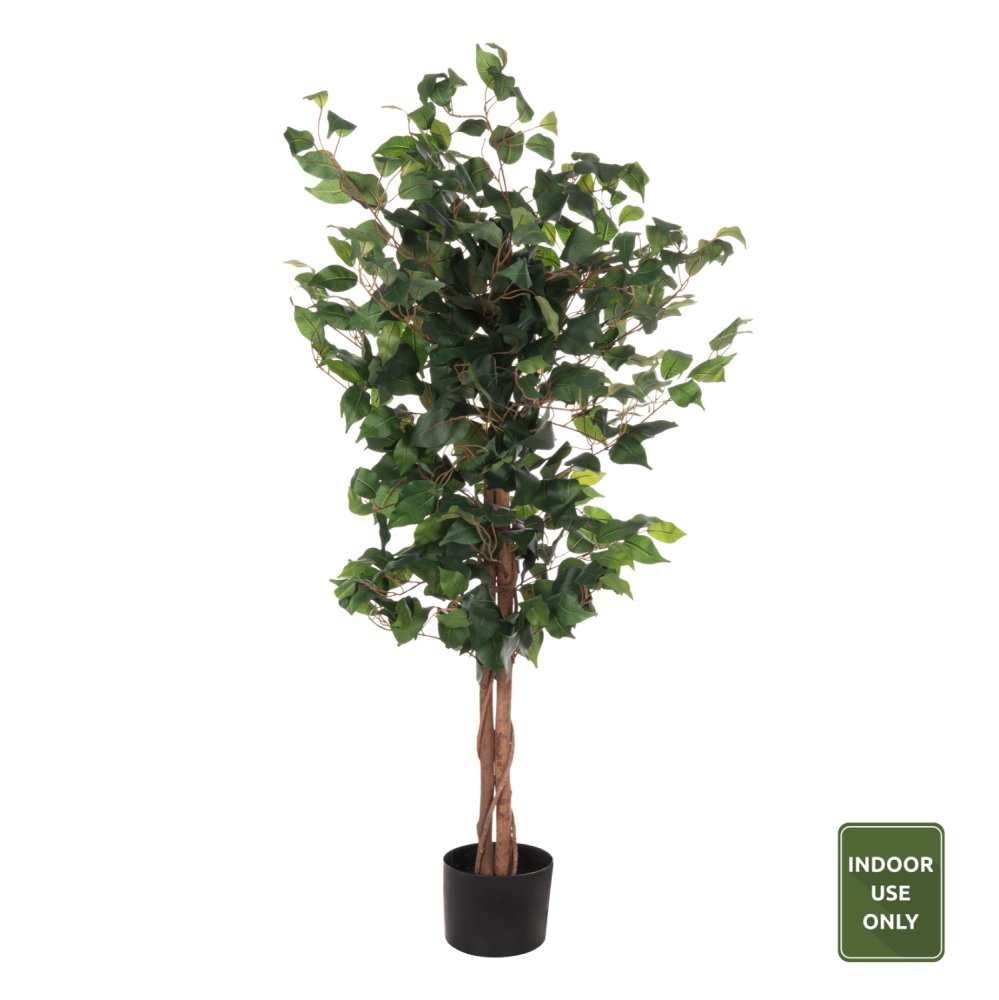 DEKORATIVE SYNTHETISCHE PFLANZE Banianbaum im Topf 125 cm