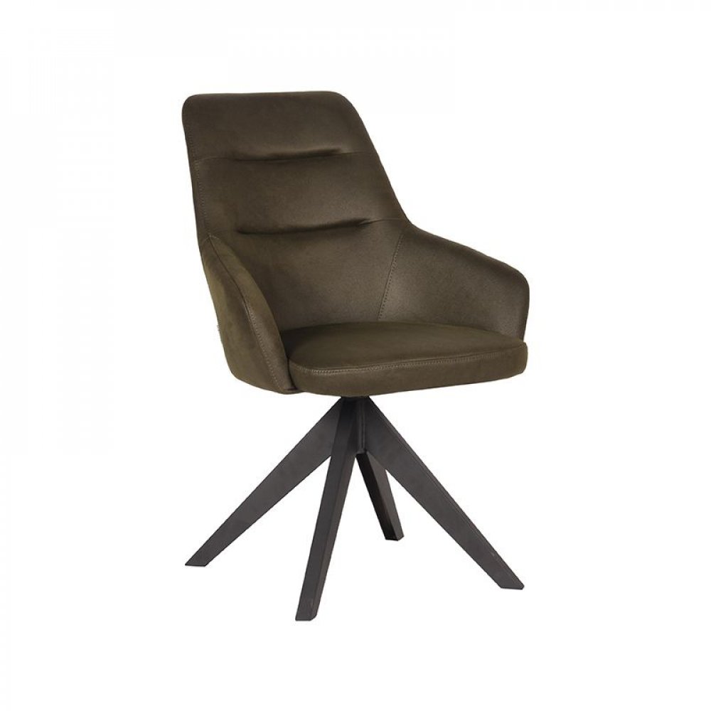 Καρέκλα τραπεζαρίας Jace σε λαδι microfiber 58x65x88 cm