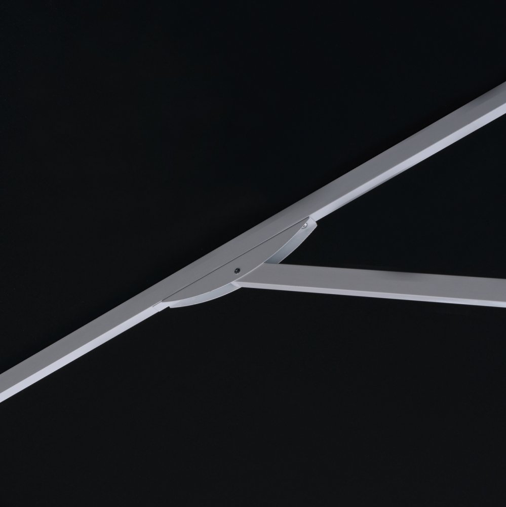 PROFESSIONAL UMBRELLA ALU TELESCOPIC WITH BLACK ACRYLIC CLOTH