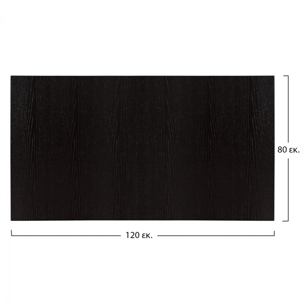 HPL 32 mm Tabletops buy cheap | Table top "Black" 120x80 cm WW8440.02