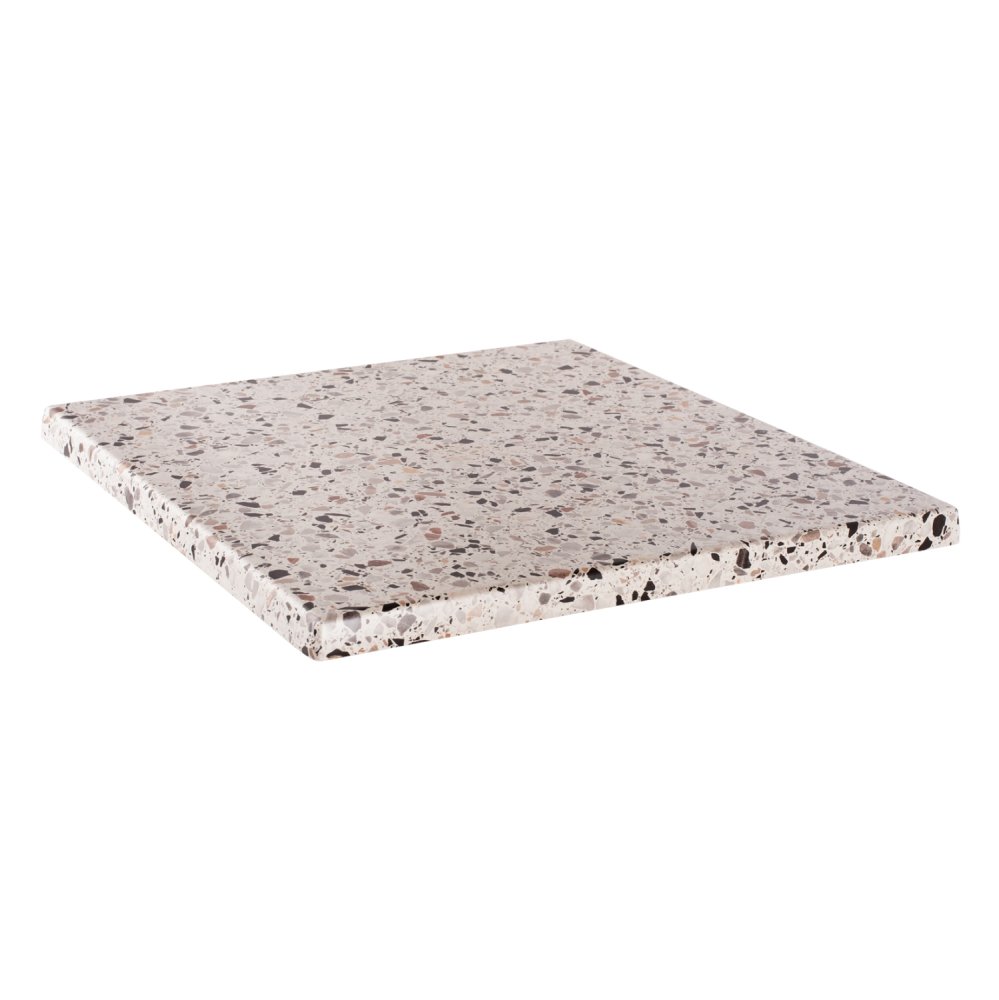 TABLETOP SQUARE WERZALIT 80X80cm TERRAZZO 5766