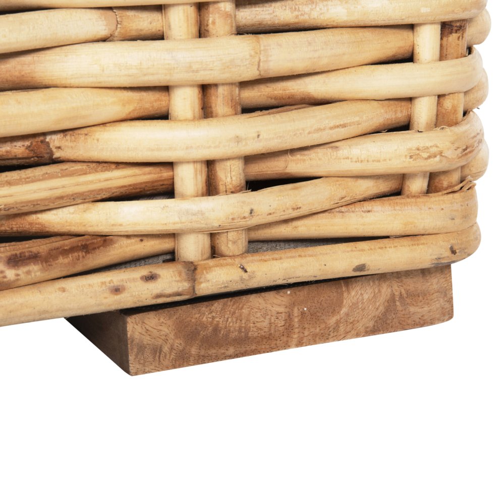 OUTDOOR-COUCHTISCH MANGOHOLZ-SICHERHEITSGLAS 110x60x40Hcm