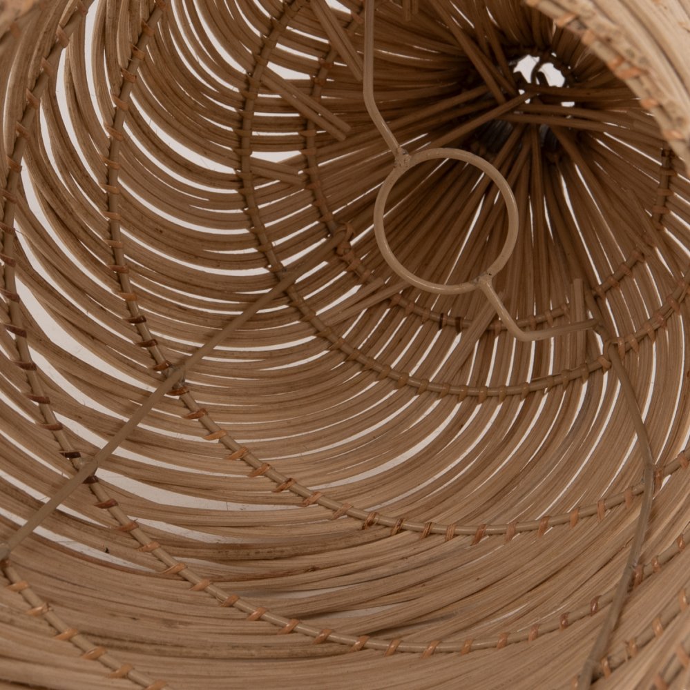 CEILING PENDANT LAMP NATURAL RATTAN IN NATURAL COLOR Φ34,5x178Hcm