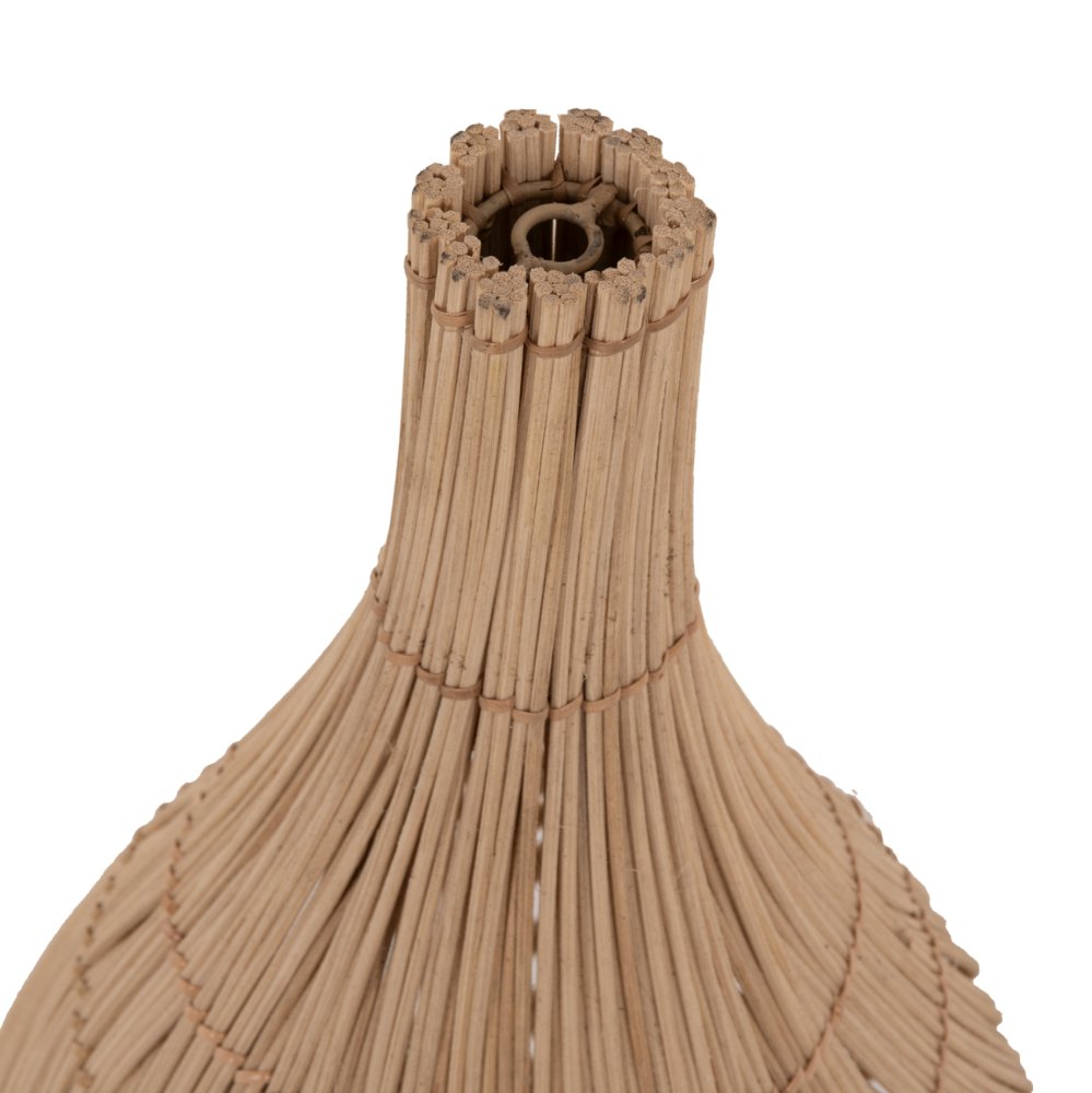 CEILING PENDANT LAMP NATURAL RATTAN IN NATURAL COLOR Φ34,5x178Hcm