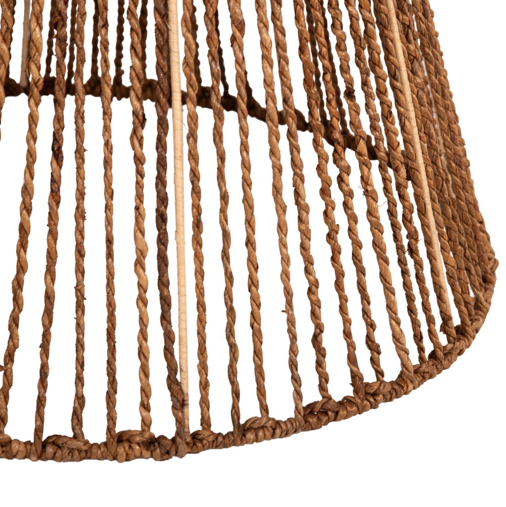DECKENHÄNGELEUCHTE GETROCKNETE BANANENBAUMFASERN IN BRAUN FARBE Φ61x61-156cm