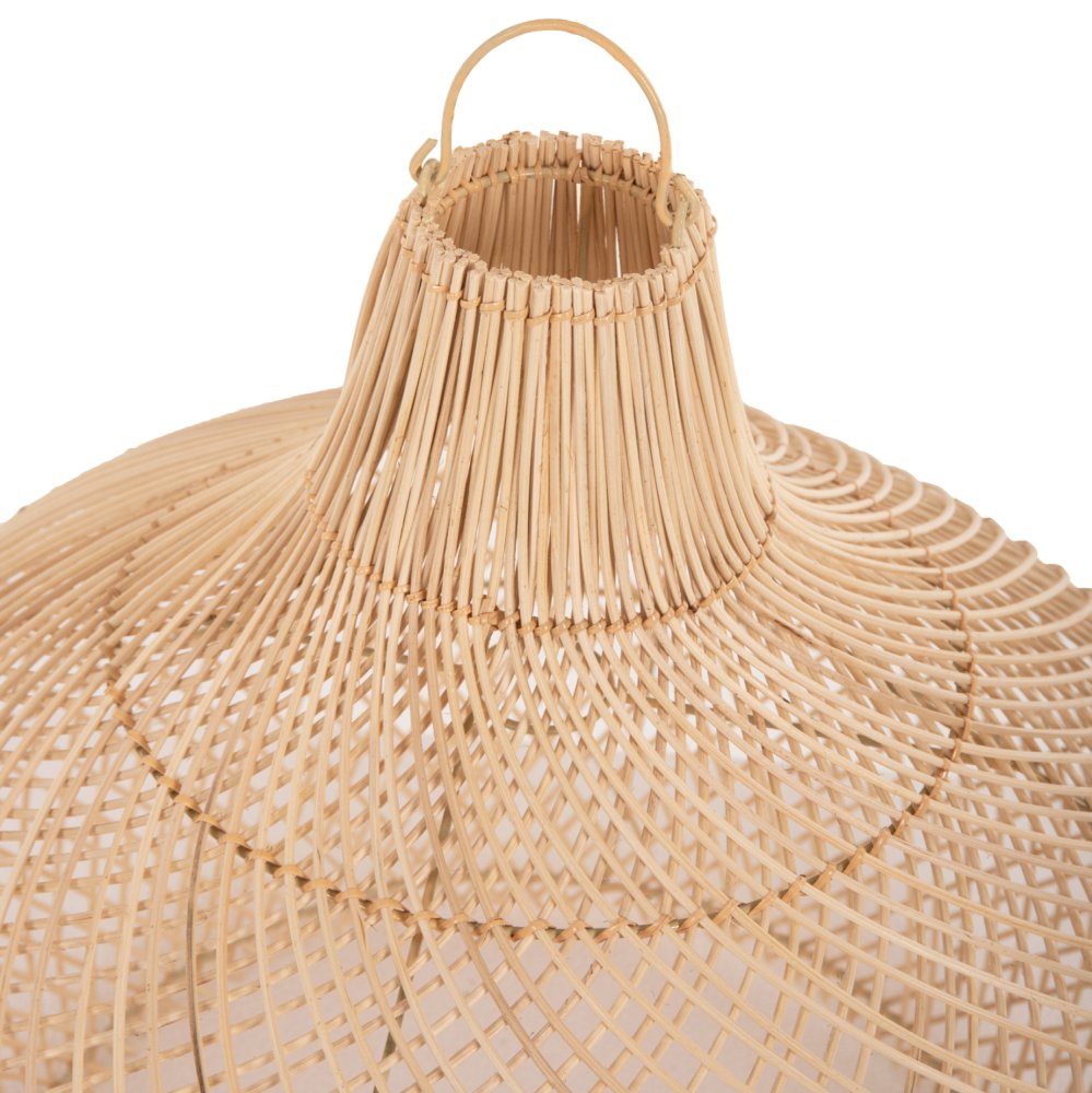 HÄNGENDE DECKENLEUCHTE NATÜRLICHES RATTAN IN NATÜRLICHER FARBE Φ54x46-141Hcm