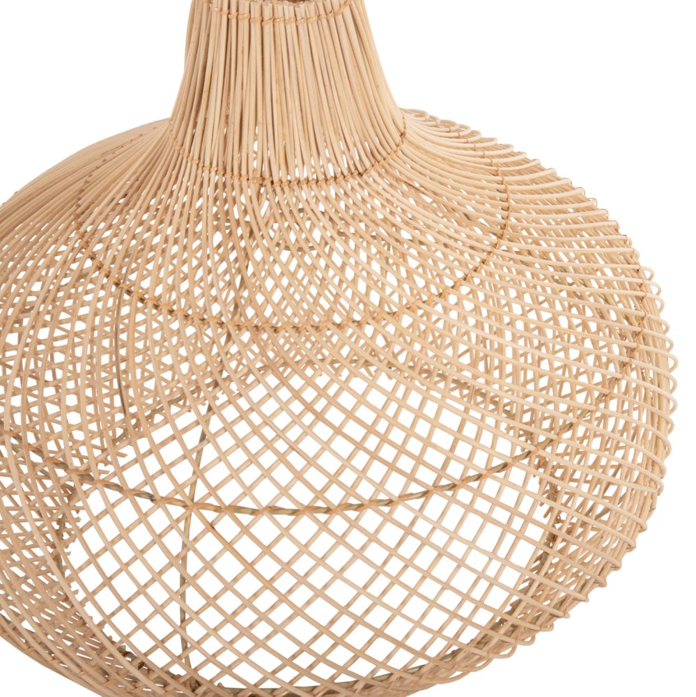 HÄNGENDE DECKENLEUCHTE NATÜRLICHES RATTAN IN NATÜRLICHER FARBE Φ54x46-141Hcm