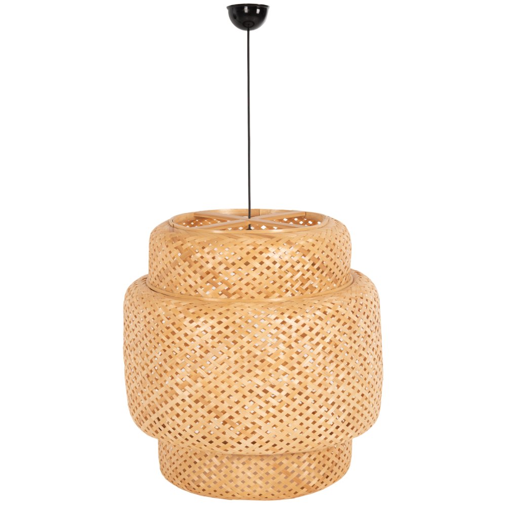 DECKENLEUCHTE IN BAMBUS IN NATÜRLICHER FARBE Φ51x54-149cm