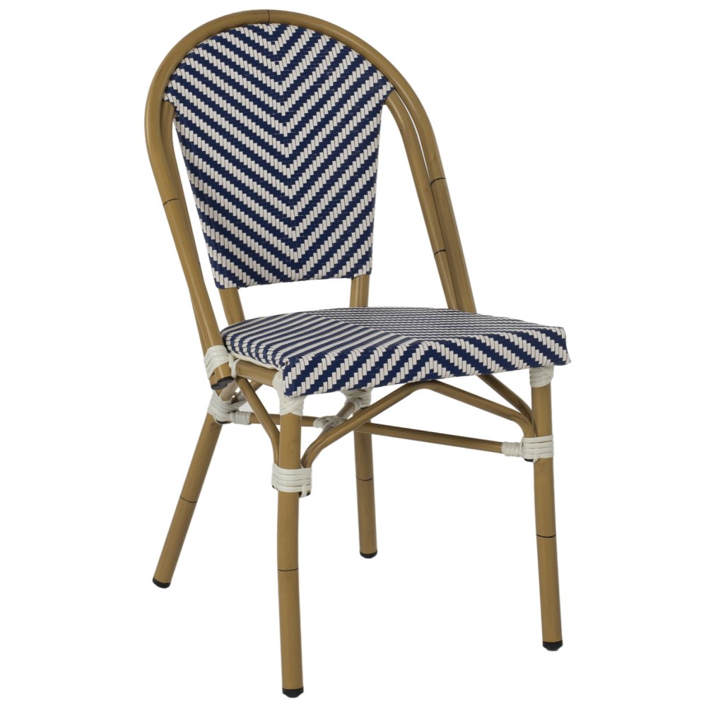 ΚΑΡΕΚΛΑ BAMBOO LOOK ΣΕ ΚΑΦΕ ΚΑΙ ΜΠΛΕ-ΛΕΥΚΗ ΕΠΕΝΔΥΣΗ 50x54x84,5Yεκ.