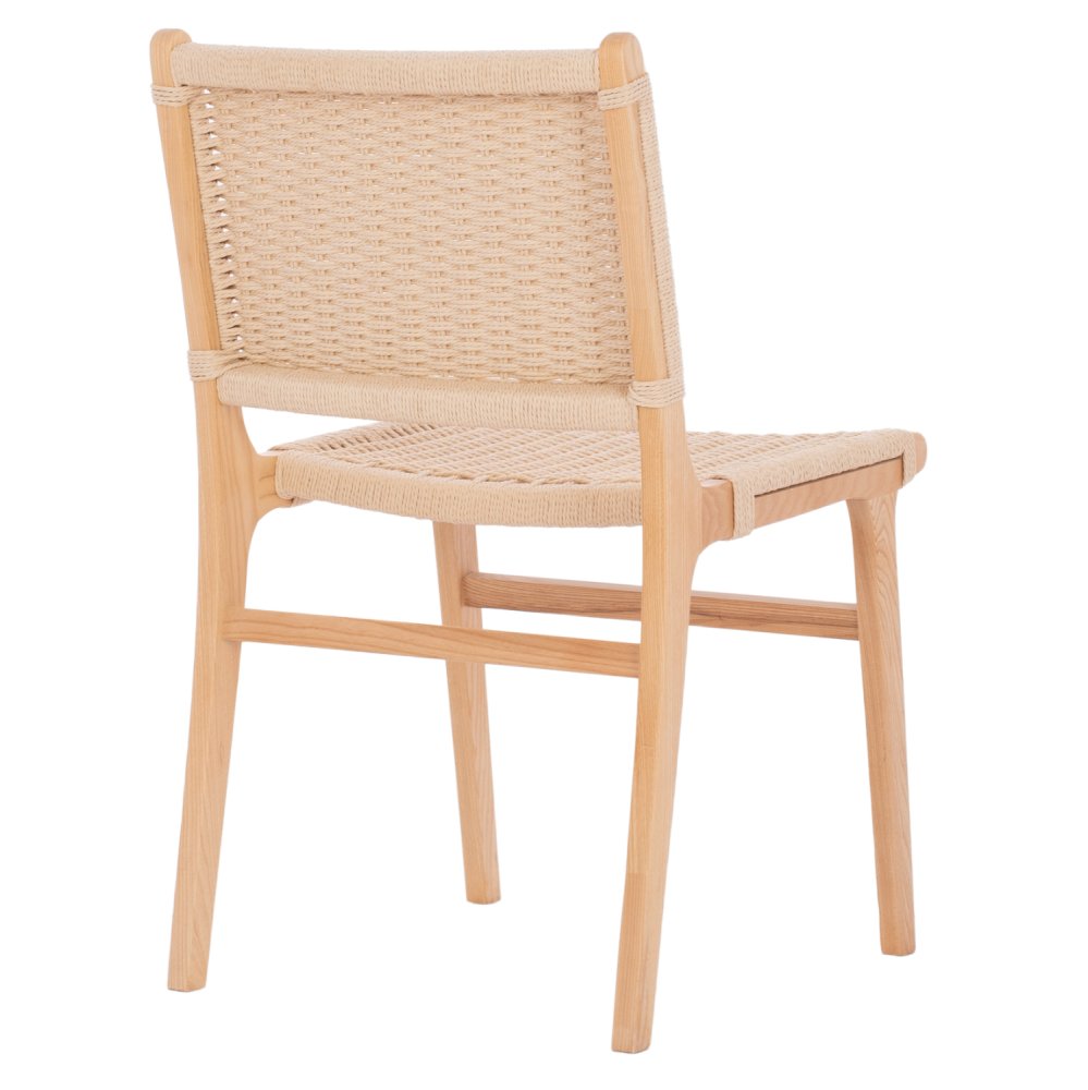CHAIR IGNACIO RUBBERWOOD KNITTED NATURAL ROPE 50X60X87H