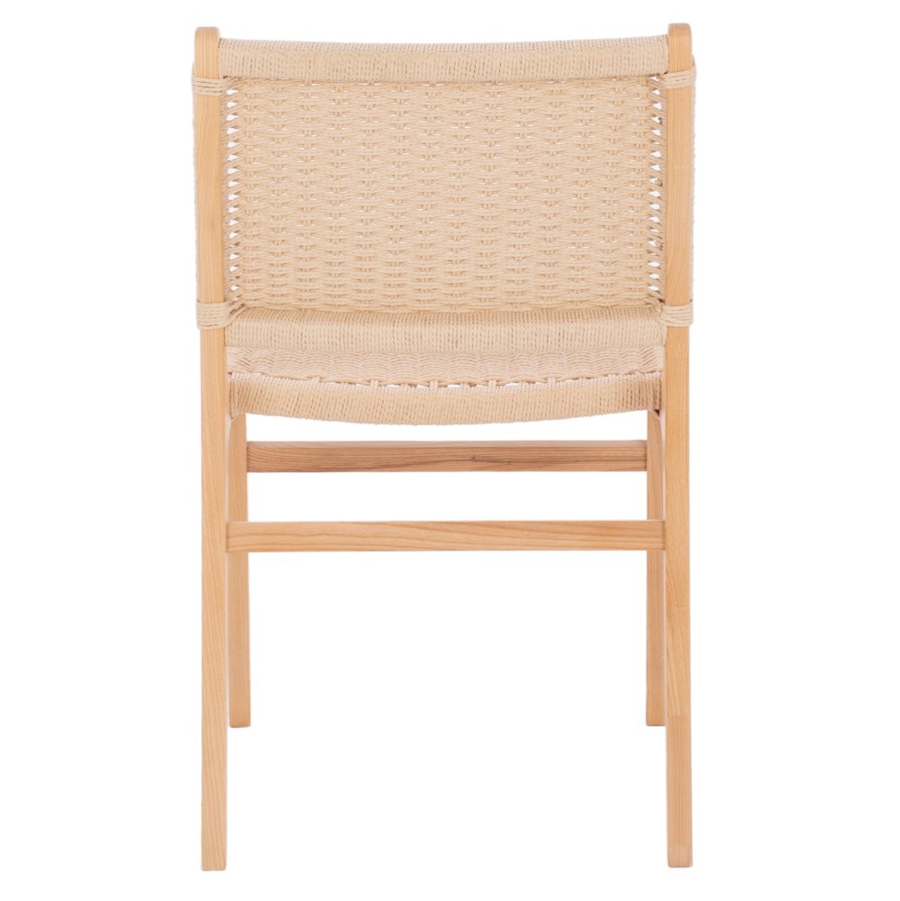 CHAIR IGNACIO RUBBERWOOD KNITTED NATURAL ROPE 50X60X87H