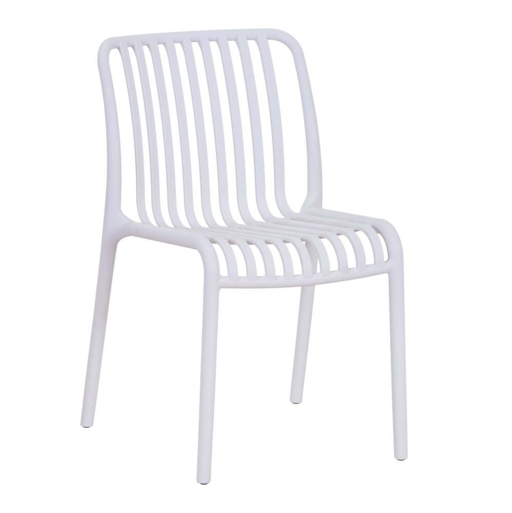 STUHL OUTDOOR CONVEE POLYPROPYLEN IN WEIß 52,5x44,5x79Hcm