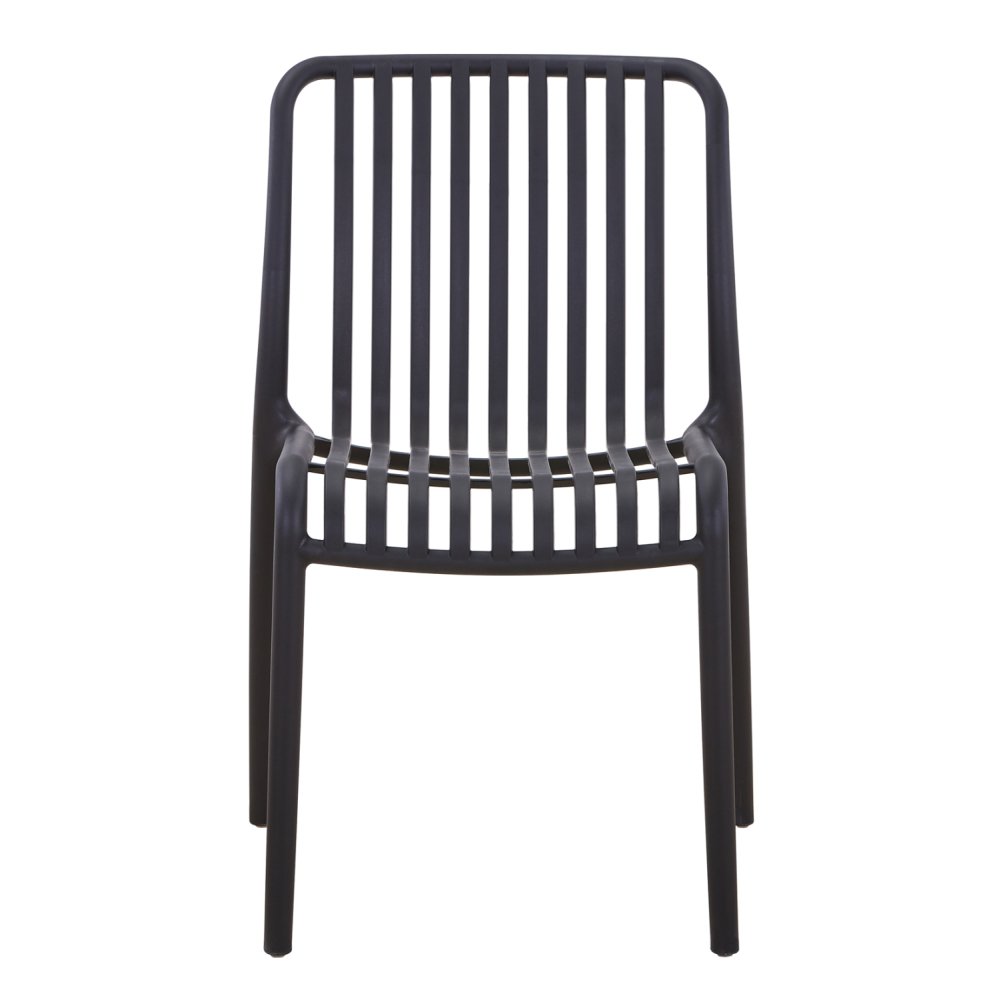 STUHL OUTDOOR CONVEE POLYPROPYLEN IN SCHWARZ 52,5x44,5x79Hcm