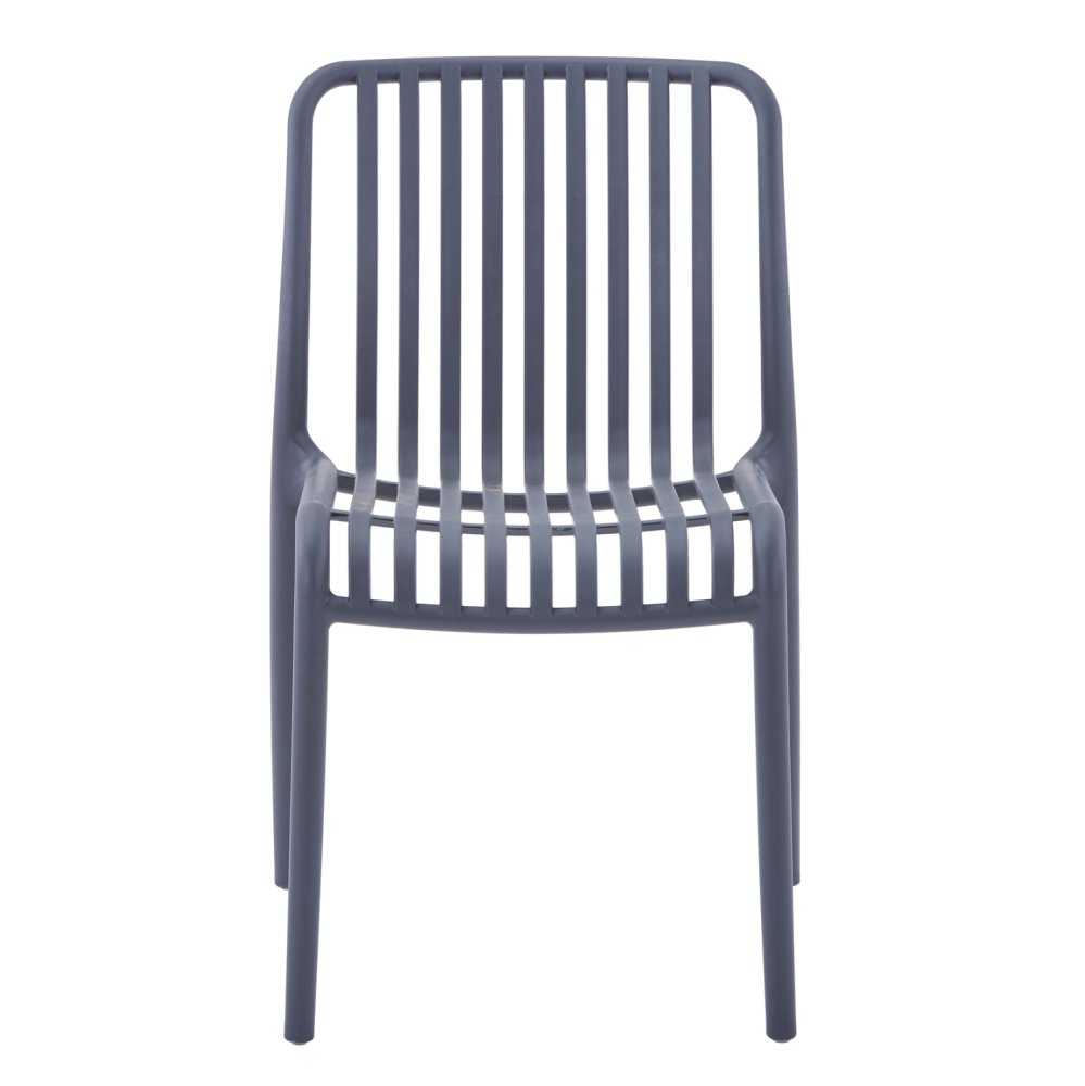 STUHL OUTDOOR CONVEE POLYPROPYLEN IN GRAU 52,5x44,5x79Hcm
