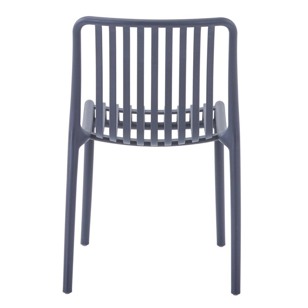STUHL OUTDOOR CONVEE POLYPROPYLEN IN GRAU 52,5x44,5x79Hcm