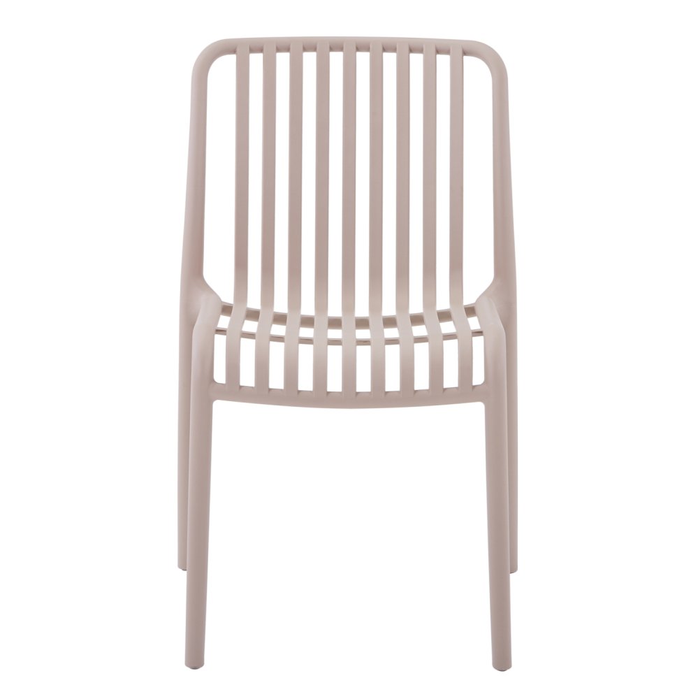 STUHL OUTDOOR CONVEE POLYPROPYLEN IN CAPPUCCINO 52,5x44,5x79Hcm