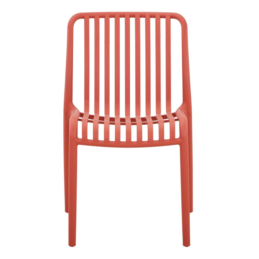 STUHL OUTDOOR CONVEE POLYPROPYLEN IN ROT 52,5x44,5x79Hcm