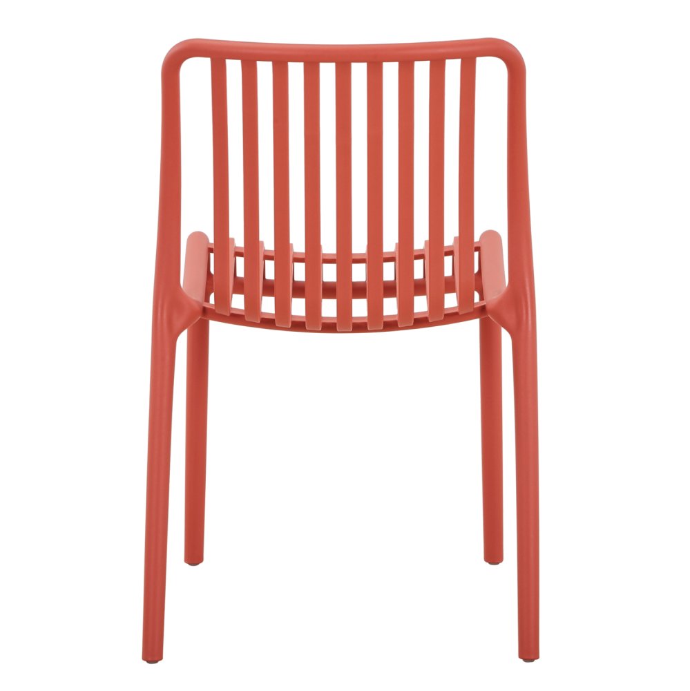 STUHL OUTDOOR CONVEE POLYPROPYLEN IN ROT 52,5x44,5x79Hcm