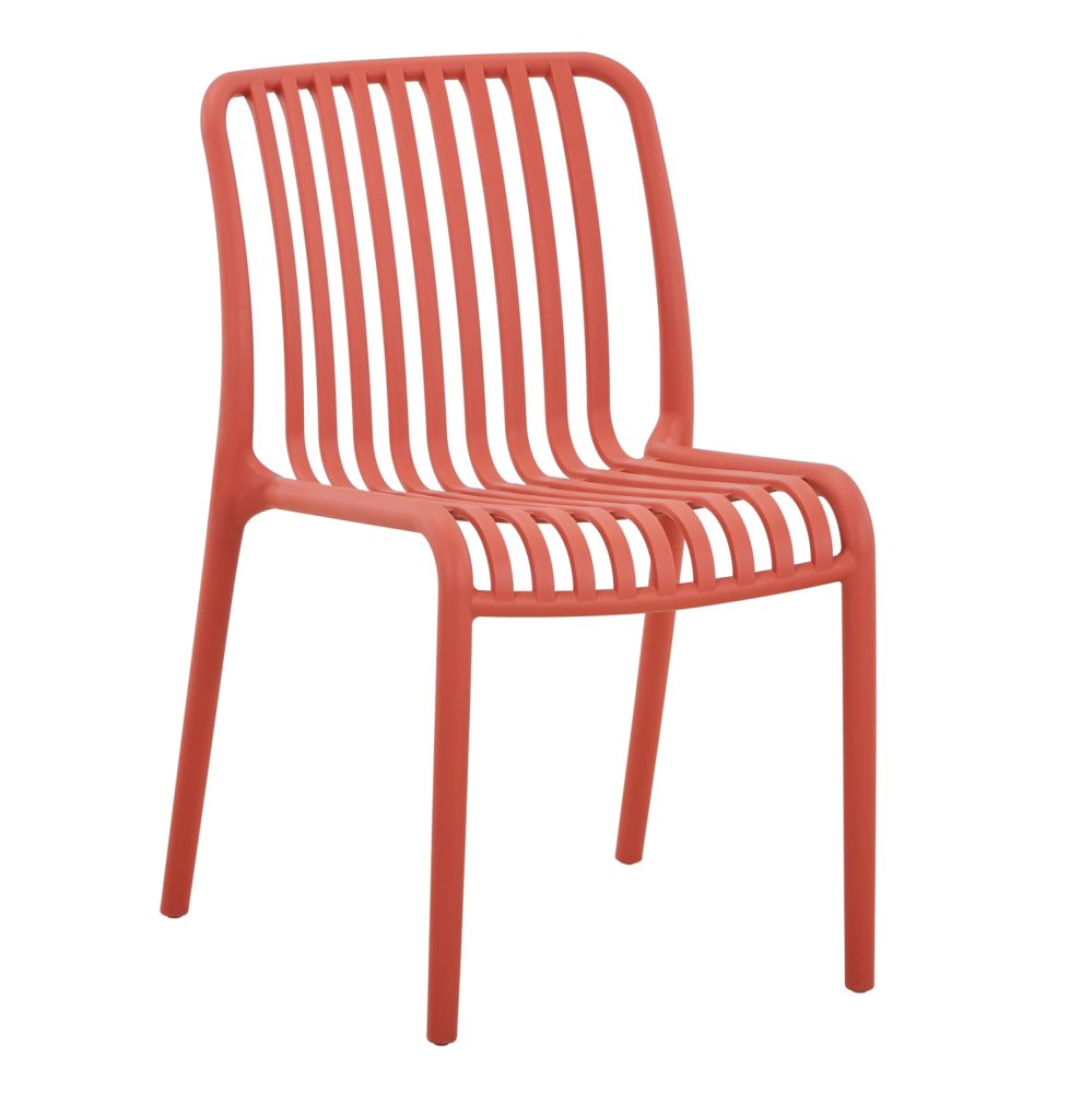 STUHL OUTDOOR CONVEE POLYPROPYLEN IN ROT 52,5x44,5x79Hcm