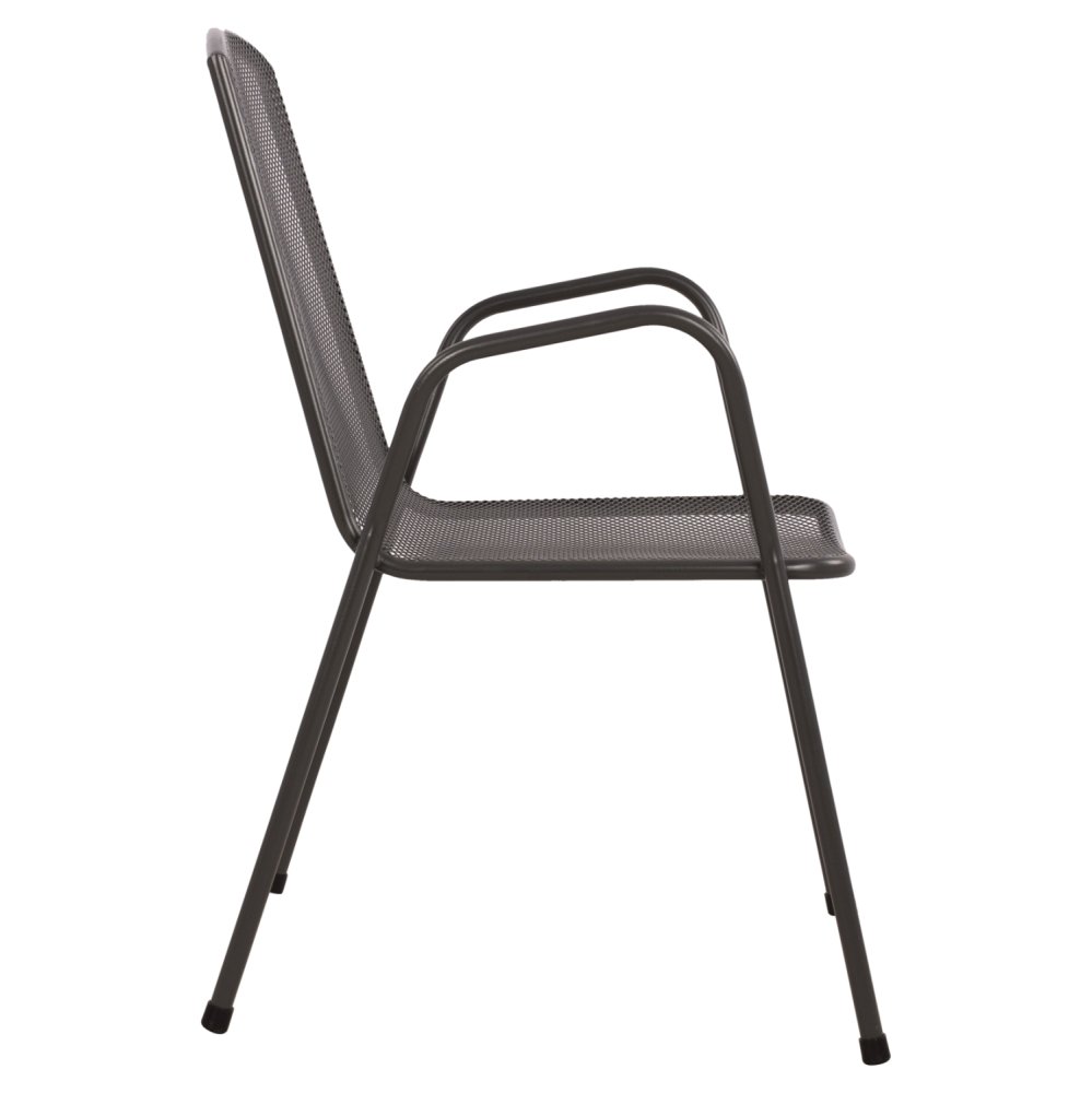STUHL SESSEL METALLIC CHARCOAL