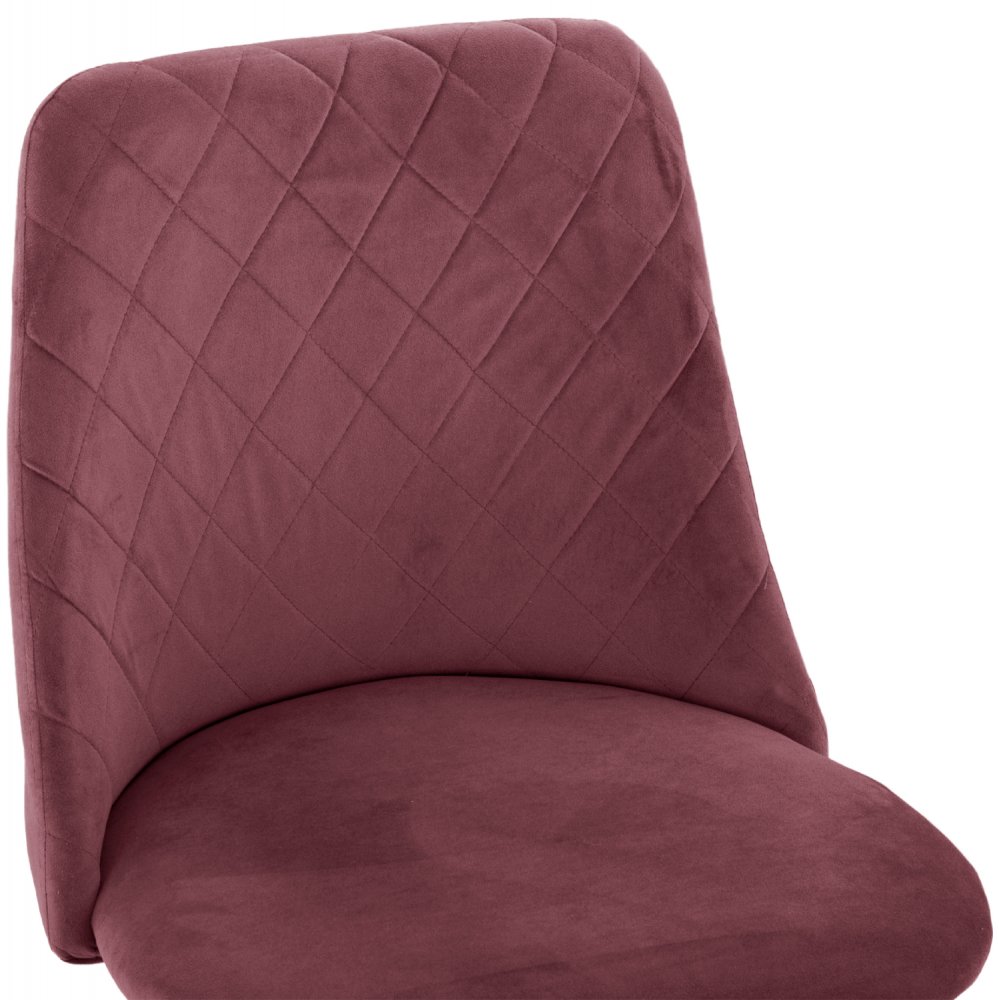 STUHL AUS SAMT "SHAILY" 48x49x87 CM IN ROSE