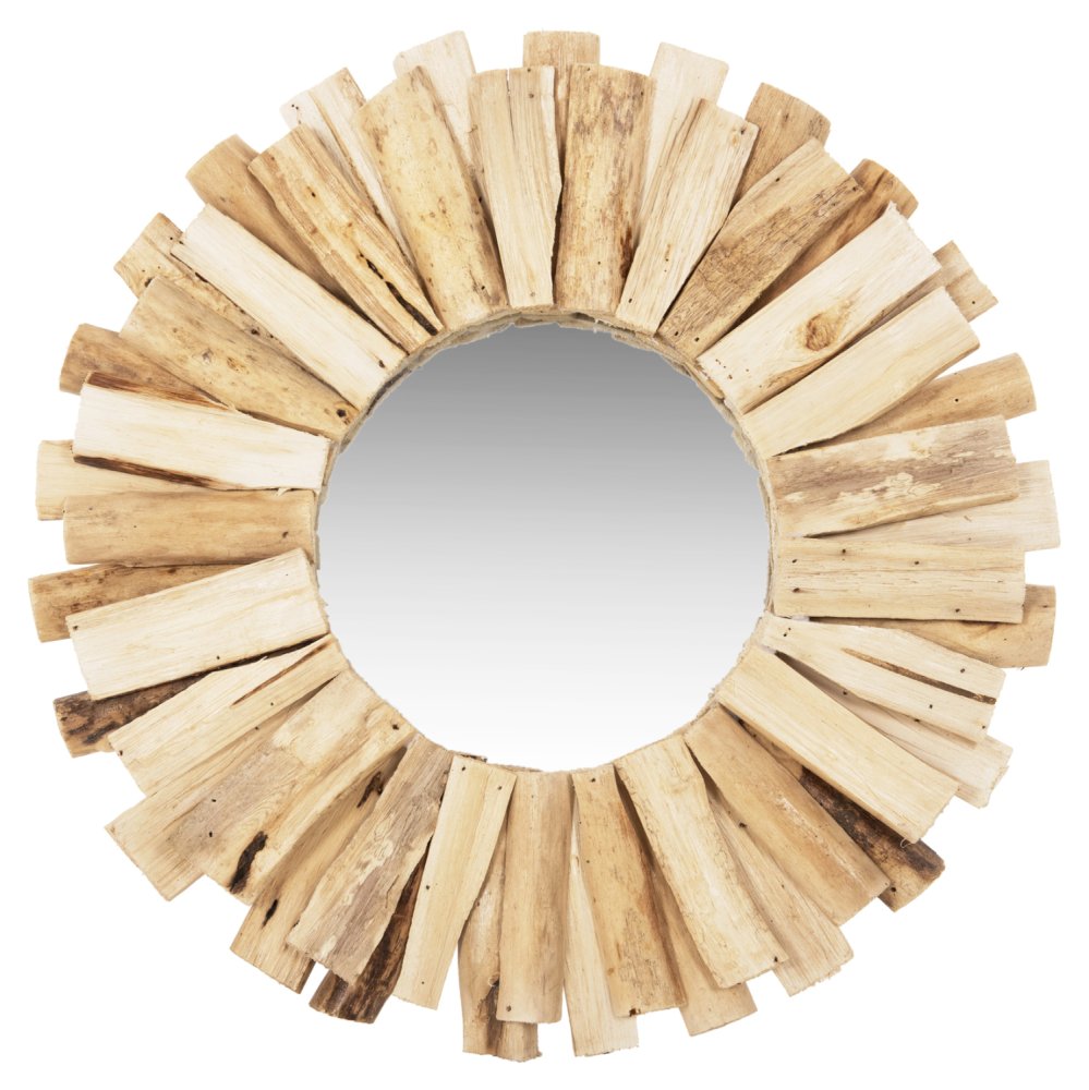 WANDSPIEGEL TREIBHOLZ NATUR 50X5X50H